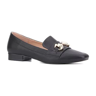 New York & Company Womens Damara Moc Closed Toe Loafers