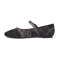 New York & Company Womens Page Square Closed Toe Ballet Flats