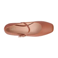New York & Company Womens Page Square Closed Toe Mary Jane Shoes