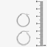 Silver Reflections Womens 2 Pair Earring Set