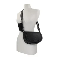 Tahari Marcy Expandable Crescent Crossbody Bag