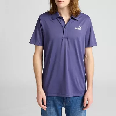 PUMA Mens Regular Fit Short Sleeve Polo Shirt