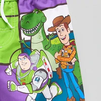 Disney Collection Little & Big Boys Toy Story Swim Trunks