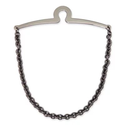 Gun Metal Cable Link Tie Chain