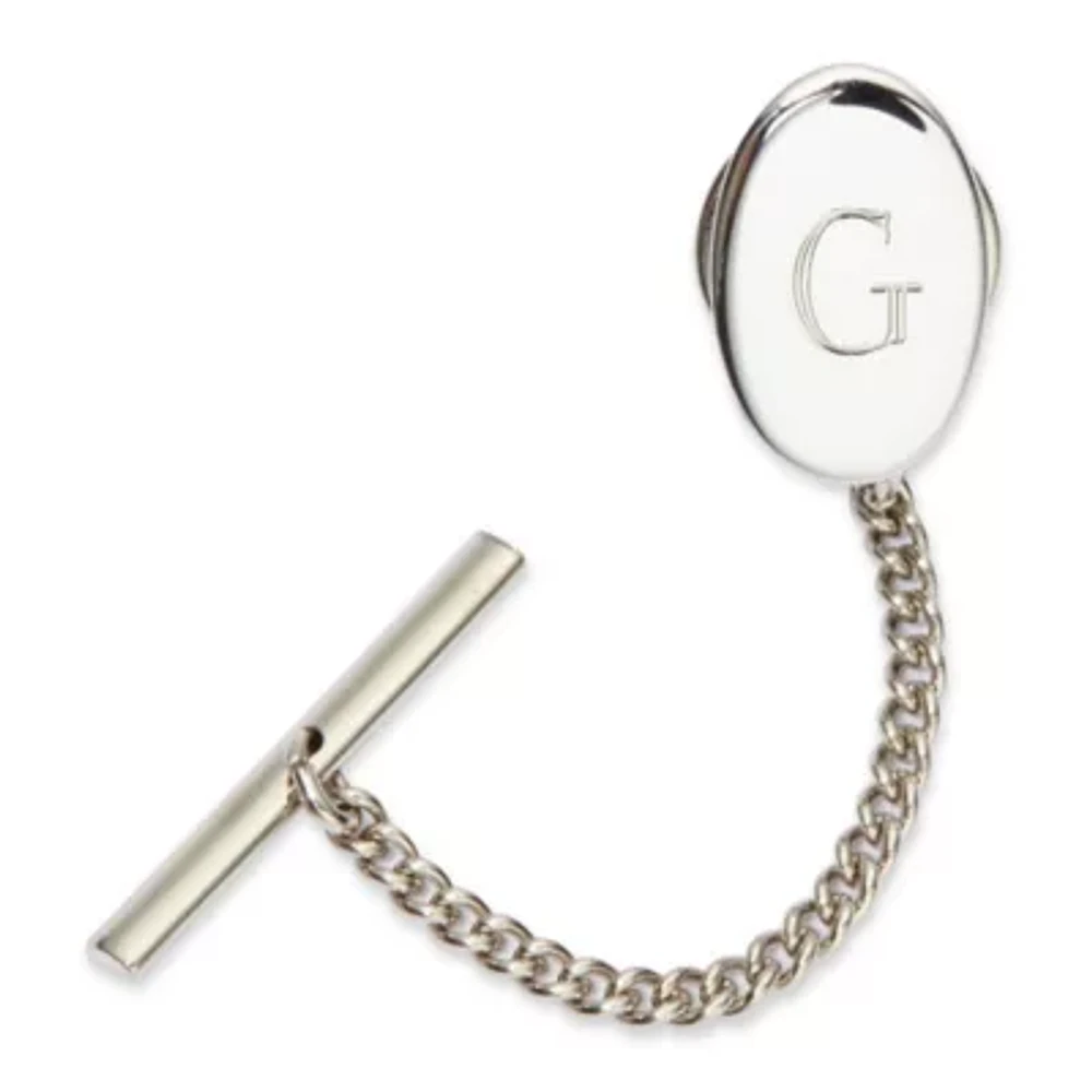 Personalized Sterling Silver Tie Tack