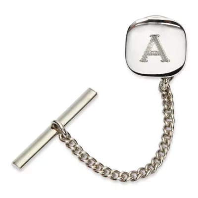 Personalized Sterling Silver Tie Tack