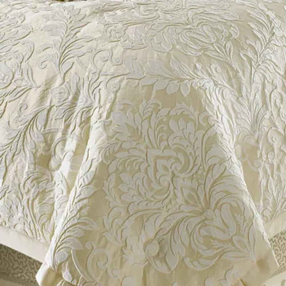 Queen Street Maddison 4-pc. Damask + Scroll Comforter Set