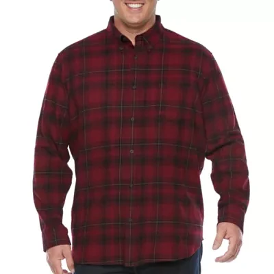 The Foundry Big & Tall Supply Co. Mens Long Sleeve Flannel Shirt