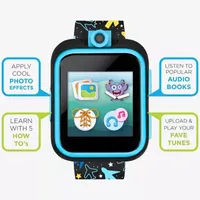 Itouch Playzoom Boys Black Smart Watch Ipz03485s06a-Blt