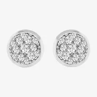 1/6 CT. T.W. Mined White Diamond Sterling Silver 5.3mm Round Stud Earrings