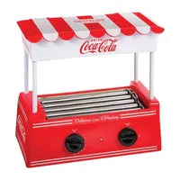 Nostalgia CKHDR8CR Coca Cola Hot Dog Roller