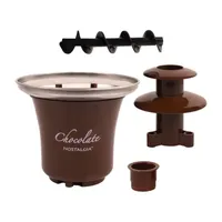 Nostalgia CFF3BR 3-Tier 1/2-Pound Chocolate Fondue Fountain