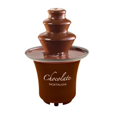 Nostalgia CFF3BR 3-Tier 1/2-Pound Chocolate Fondue Fountain