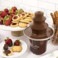 Nostalgia CFF3BR 3-Tier 1/2-Pound Chocolate Fondue Fountain