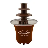 Nostalgia CFF3BR 3-Tier 1/2-Pound Chocolate Fondue Fountain