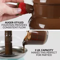 Nostalgia CLCF4AQ Classic Retro 4-Tier 2-Pound Chocolate Fondue Fountain