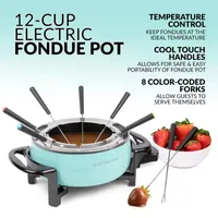 Nostalgia FPS6AQ 12-Cup Electric Fondue Pot
