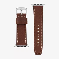 Withit Apple Compatible Unisex Adult Brown Leather Watch Band Wi/T-Al4-009-00-Bx-01