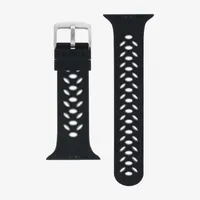 Withit Apple Compatible Unisex Adult Black Watch Band Wi/T-As3-001-05-Bx-01