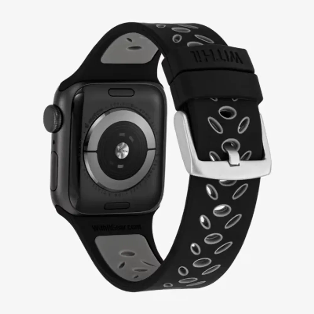 Withit Apple Compatible Unisex Adult Black Watch Band Wi/T-As3-001-05-Bx-01