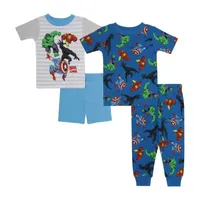 Disney Collection Toddler Boys 4-pc. Avengers Marvel Pajama Set