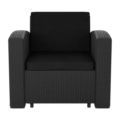 Patio Accent Chair with Cushions