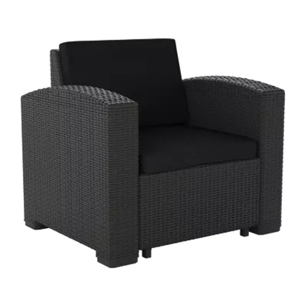 Patio Accent Chair with Cushions