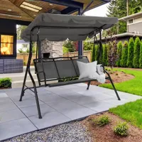 3 Person Outdoor Patio Swing