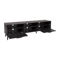 Wooden TV Stand With Storage