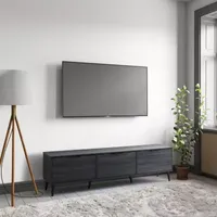 3 Door Wooden TV Stand