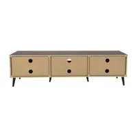 3 Door Wooden TV Stand