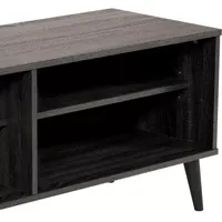 Adjustable 6 Shelf Wooden TV Stand