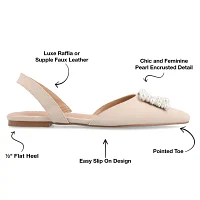 Journee Collection Womens Hannae Pointed Toe Ballet Flats