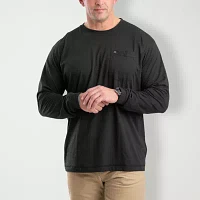 Berne Performance Big and Tall Mens Crew Neck Long Sleeve Moisture Wicking T-Shirt