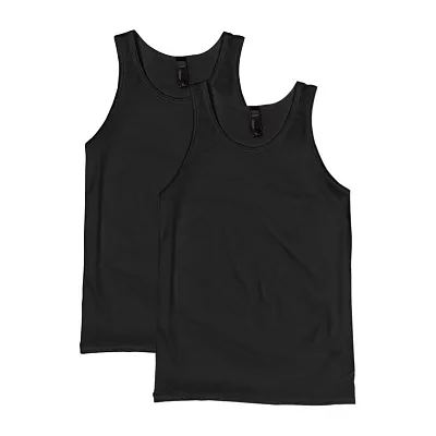 Hanes 2-Pack Unisex Adult U Neck Sleeveless Tank Top