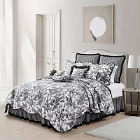 Laurel Manor Toile Garden Cotton Quilt