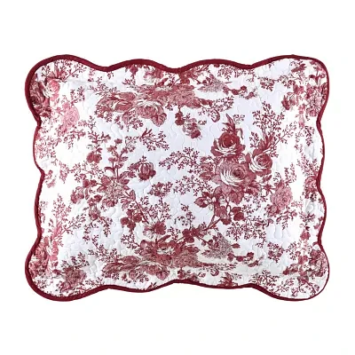 Laurel Manor Toile Garden Cotton Pillow Sham