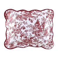 Laurel Manor Toile Garden Cotton Pillow Sham