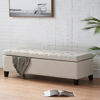 Mission Storage Ottoman