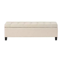 Mission Storage Ottoman