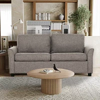 Honor Curved Slope-Arm Sleeper Sofa