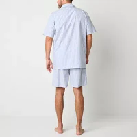 Stafford Modal Mens Short Sleeve 2-pc. Shorts Pajama Set