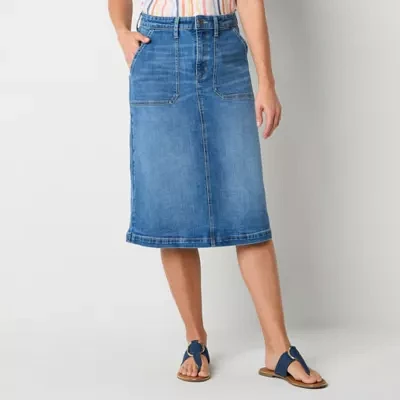 St. John's Bay Womens A-Line Skirt