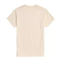 Juniors Womens Crew Neck Short Sleeve Peanuts Snoopy Graphic T-Shirt