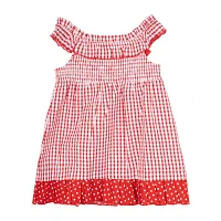 Rare Editions Baby Girls Sleeveless Fit + Flare Dress