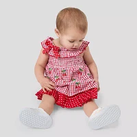 Rare Editions Baby Girls Sleeveless Fit + Flare Dress