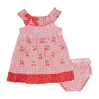 Rare Editions Baby Girls Sleeveless Fit + Flare Dress