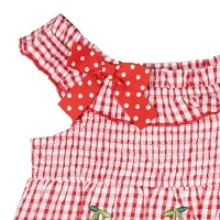 Rare Editions Baby Girls Sleeveless Fit + Flare Dress