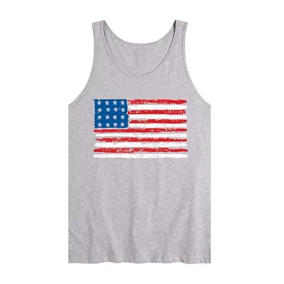 Mens American Flag Tank Top