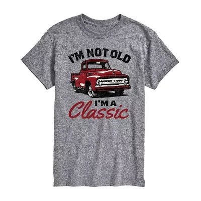 Mens Short Sleeve Classic Truck Graphic T-Shirt